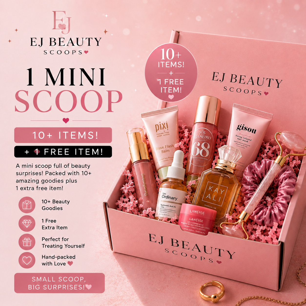1 Mini Beauty Scoop + 1 free item